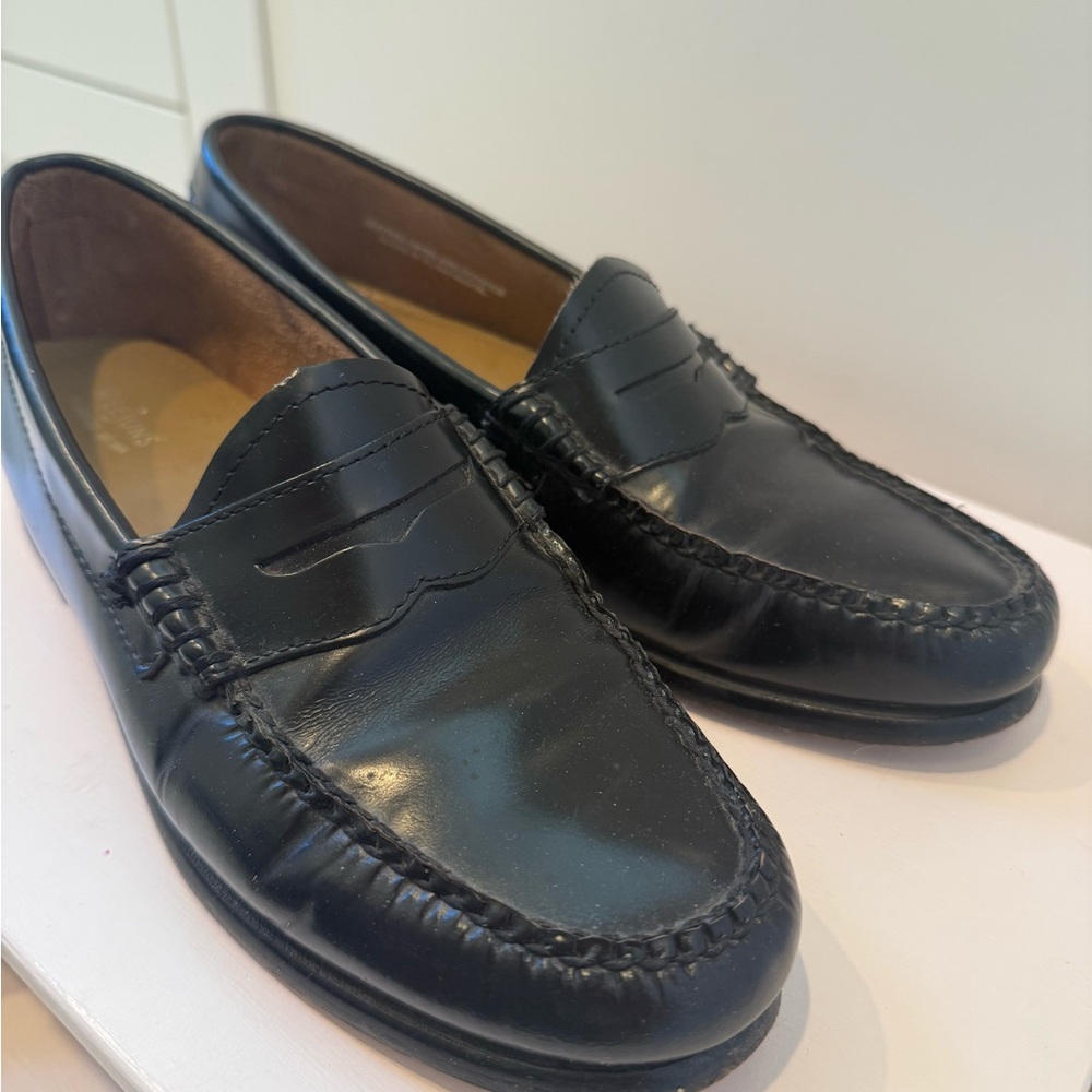 Classic Black Leather Weejuns Loafers